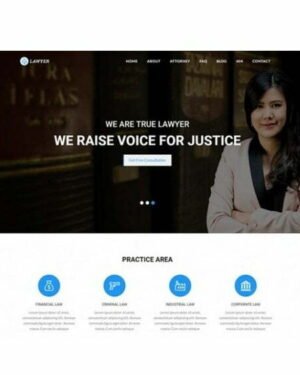 Lawyer - HTML Template