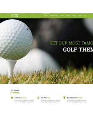 Golf Club - HTML Template