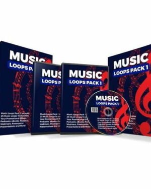 25 Royalty-Free Music Loops Pack 1 - with Resell Rights