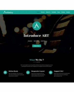Artistry - HTML Template
