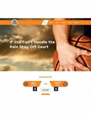 Basketball - HTML Template
