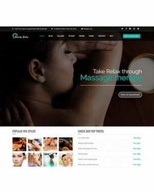 Beauty Salon - HTML Template