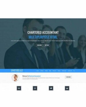 Chartered Accountant - HTML Template