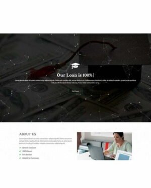Educational Loan - HTML Template