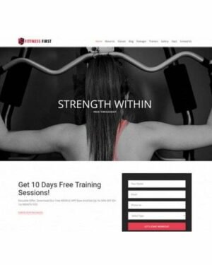 Fitness First - HTML Template
