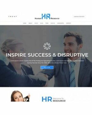 Human Resource - HTML Template