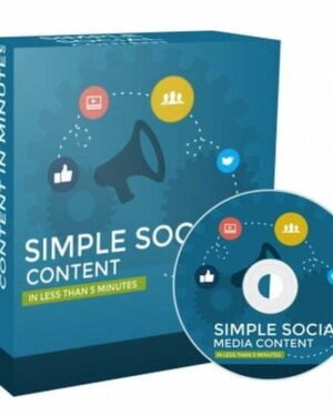 Simple Social Media Content - Video Course with Resell Rights