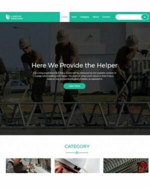 Labour Directory - HTML Template