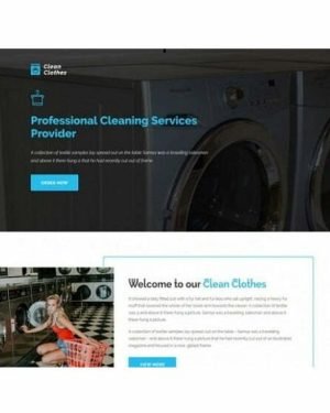 Laundry Services - HTML Template