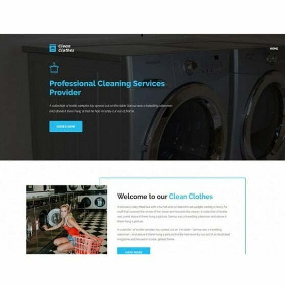 Laundry Services - HTML Template