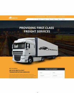 Logistic Website - HTML Template