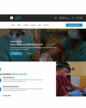 Modern Dentistry - HTML Template
