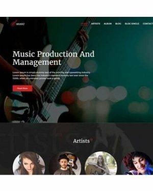 Music Agency - HTML Template