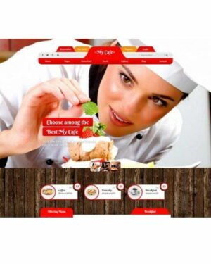 My Cafe Website - HTML Template