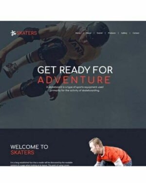 Skateboard - HTML Template