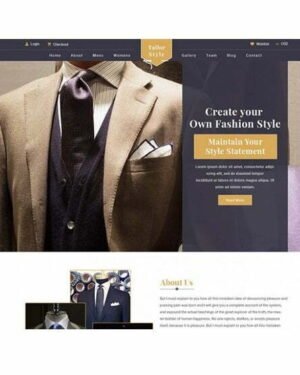 Tailor Shop - HTML Template