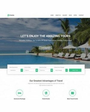 Tours and Travel - HTML Template